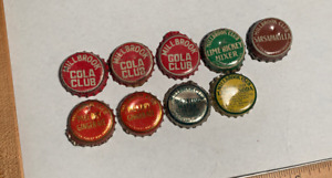 Cork Soda Bottle Crown Caps MILLBROOK CLUB First National Stores Sarsaparilla