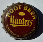 HUNTERS ROOT BEER SODA BOTTLE CAP; WILLAMSTON, MICH; USED CORK CROWN