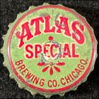 ATLAS SPECIAL CORK LINED BEER BOTTLE CAP CHICAGO ILLINOIS VINTAGE BREWERY CROWNS