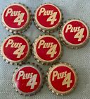 Plus 4 Lot 7 Cola Soda Bottle Caps Crowns Cork Lined Unused Vintage New OldStock