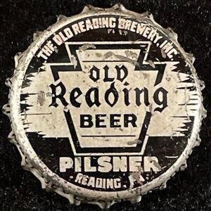 OLD READING PILSNER PENNSYLVANIA KEYSTONE CORK BEER BOTTLE CAP PA TAX CROWN PENN