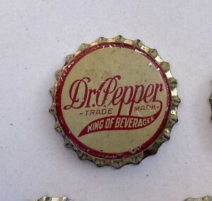 1920s bottle cap crown Dr pepper SODA can ACL cone top flat cork royal label tin