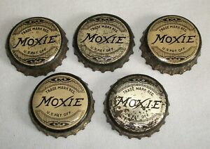 Vintage MOXIE Cork Lined Bottle Cap Crown Lot Advertising Soda