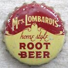 MRS LOMBARDIS ROOT BEER - CORK Crown / Bottle cap - Chicago, IL
