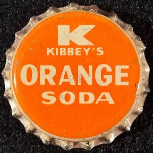 KIBBEY'S ORANGE SODA CORK BOTTLE CAP COCA-COLA WORCESTER MASSACHUSETTS MA CROWNS