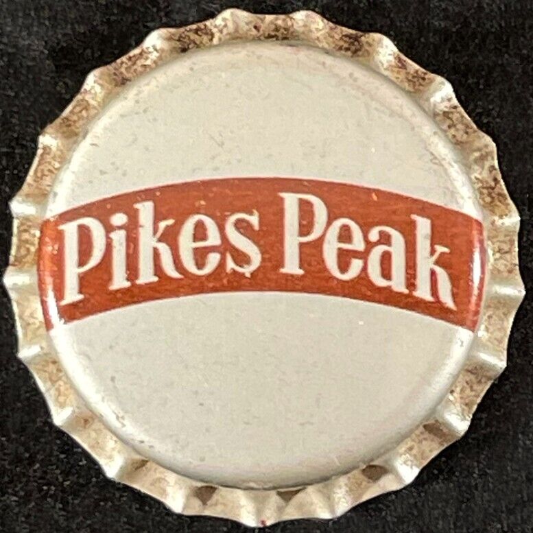 PIKES PEAK UNUSED PLASTIC LINED BEER BOTTLE CAP WALTER PUEBLO COLORADO CO CROWNS
