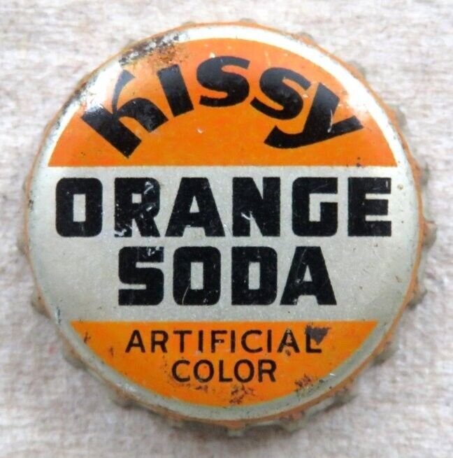 KISSY ORANGE SODA - CORK Crown / Bottle cap - Kiel, WI