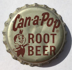CAN-A-POP ROOT BEER SODA BOTTLE CAP; DENVER, COLO.; USED CORK CROWN