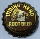 INDIAN HEAD COUNTRY ROOT BEER SODA BOTTLE CAP; WISCONSIN; USED CORK CROWN