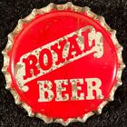 ROYAL BEER UNUSED CORK BEER BOTTLE CAP AMERICAN BREWING HONOLULU HAWAII CROWN HI