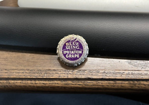 BLUE WING GRAPE SODA POP CORK BOTTLE CAP / CROWN MINNEAPOLIS BOTTLING CO MN