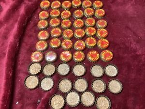 Vintage 52 Cork Lined UNUSED Royal Crown RC COLA Bottle Caps M & S on Edge