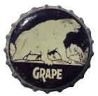 ESKIMO BOT. WRKS. GRAPE SODA W/ POLAR BEAR SODA BOTTLE CAP; USED CORK CROWN