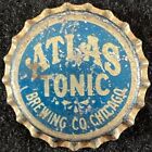ATLAS TONIC UNUSED CORK BEER BOTTLE CAP CHICAGO, ILLINOIS VINTAGE BREWERY CROWNS