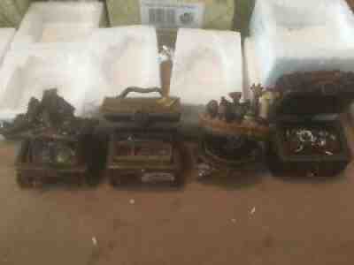 Boyds Bears Set of 4 Treasure Boxes NEW in Box
