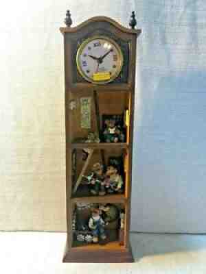 Boyds Bear Bearstone Grandpas Ol Time Clock Figurine 227819 NEW