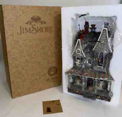 Jim Shore Bearstone 4022298 Boyds Bears Scaredybear's Haunted Hideaway House NIB