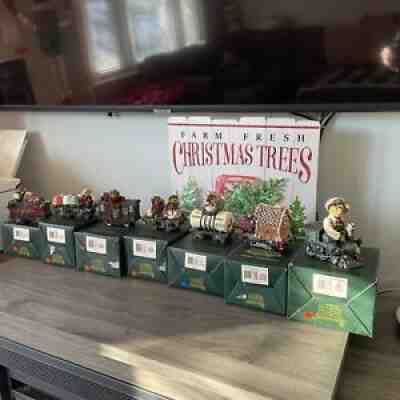 RARE Boyds Bears and Friends the Bearstone Train Set Collection 2001 Antique