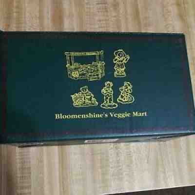 Boyds Bear Bloomenshines Veggie Mart "Betty Luke Emmie Billy Bob Figurine" New