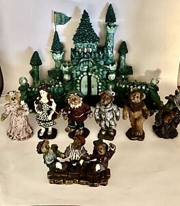 Boyd's Bear 8 Piece Figurine Set Follow Yellow Brick Road Wizard Oz Emerald City