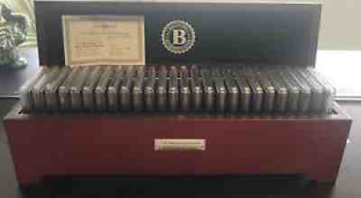 Bradford Authenticated 20th Century U.S. Silver Dollar Set of 26 Coins In Box