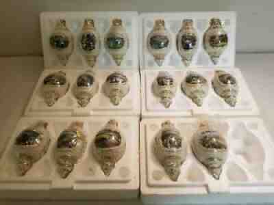 17 Irish Blessings Christmas Ornaments Bradford Exchange Heirloom Porcelain SET