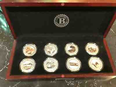 Bradford Exchange 75th Anniversary D-Day Proof Coin Set in Wooden Box