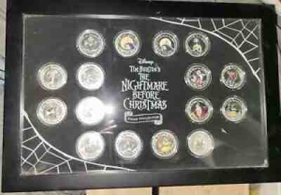 BRADFORD EXCHANGE NIGHTMARE BEFORE CHRISTMAS PROOF COIN COLLECTION FULL SET