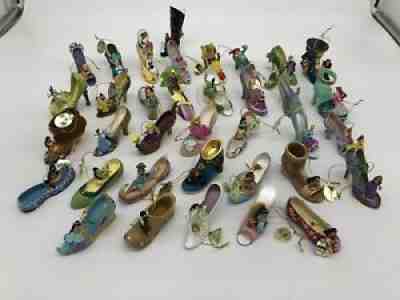 The Disney Once Upon A Slipper Shoe Ornament Collection