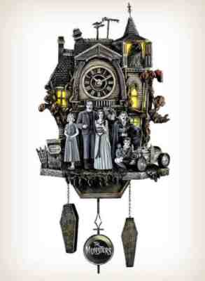 The MUNSTERS CUCKOO CLOCK Bradford Exchange New in Box