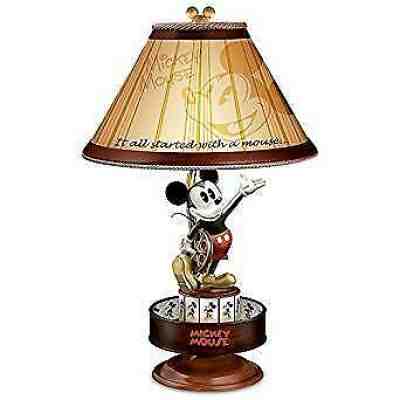 The Bradford Exchange Disney Mickey Mouse Lamp with Spinning Animation Base