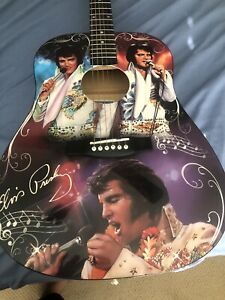 RARE BRADFORD EXCHANGE ELVIS PRESLEY GUITAR ROCKIN’ W/ THE KING OF ROCK ‘N’ ROLL