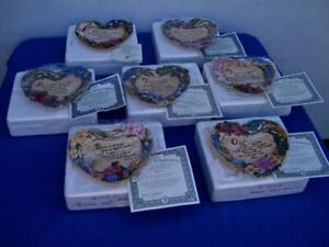 *BLESS THIS HOME*  BRADFORD EXCHANGE  PRAYER PLATES  ( SET OF 7 )  COA & BOXES