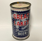 GREAT LAKES PREMIUM BEER flat top can CHICAGO IL Edelweiss Brewing Company TOUGH