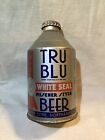 Tru Blu White Seal Pilsener Style Beer Cone Top Beer Can