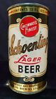 SCHOENLING LAGER BEER - MID 1950'S 12OZ KEGLINED FLAT TOP CAN - CINCINNATI