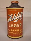 Tough Schlitz Beer 12 oz. Flat bottom inverted rib Conetop "sweet!"