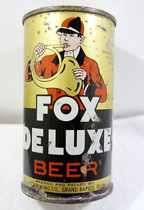 Fox Deluxe Grand Rapids, Michigan OI Flat Top Beer Can