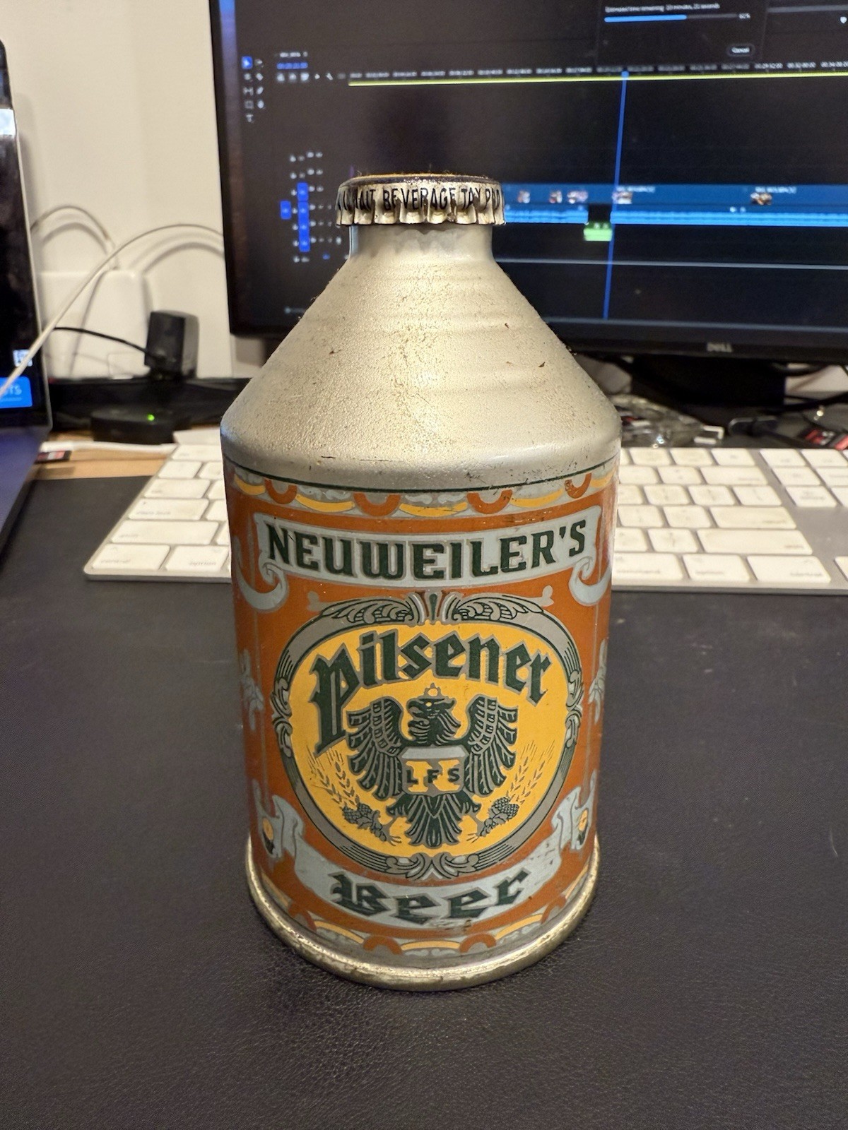 New ListingVintage 1940's Crowntainer Cone Top Neuweiler's Pilsener Beer Allentown, PA