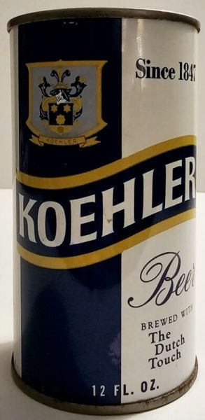 New ListingVINTAGE KOEHLER FLAT TOP BEER CAN ERIE, PENNSYLVANIA