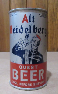 1930's Clean Alt Heidelberg Beer OI 12oz Flat Top Beer Can Tacoma, Washington