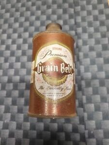 Vintage GRAIN BELT PREMIUM "Strong"BEER cone top. Minneapolis Brewing Company