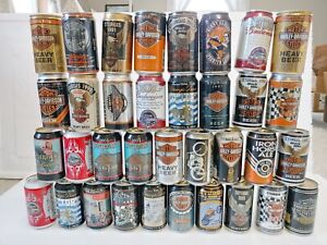 Amazing Set Beer Can Lot of 35 Sturgis Harley Davidson Bike Week Motorcycle