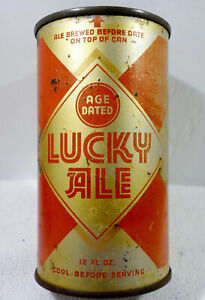 Lucky Ale OI Flat Top Beer Can