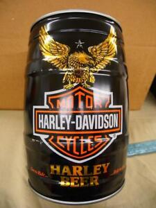 1970s/80s HARLEY BEER GALLON CAN UNAUTHORIZED GERMAN HARLEY DAVIDSON NAME USE!!
