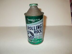 Rolling Rock Cone Top Beer Can