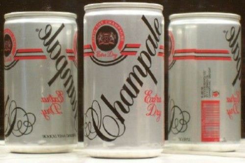 Champale Extra Dry Sparkling Malt Liquor Beer AA 1982 Can Trenton New Jersey 793