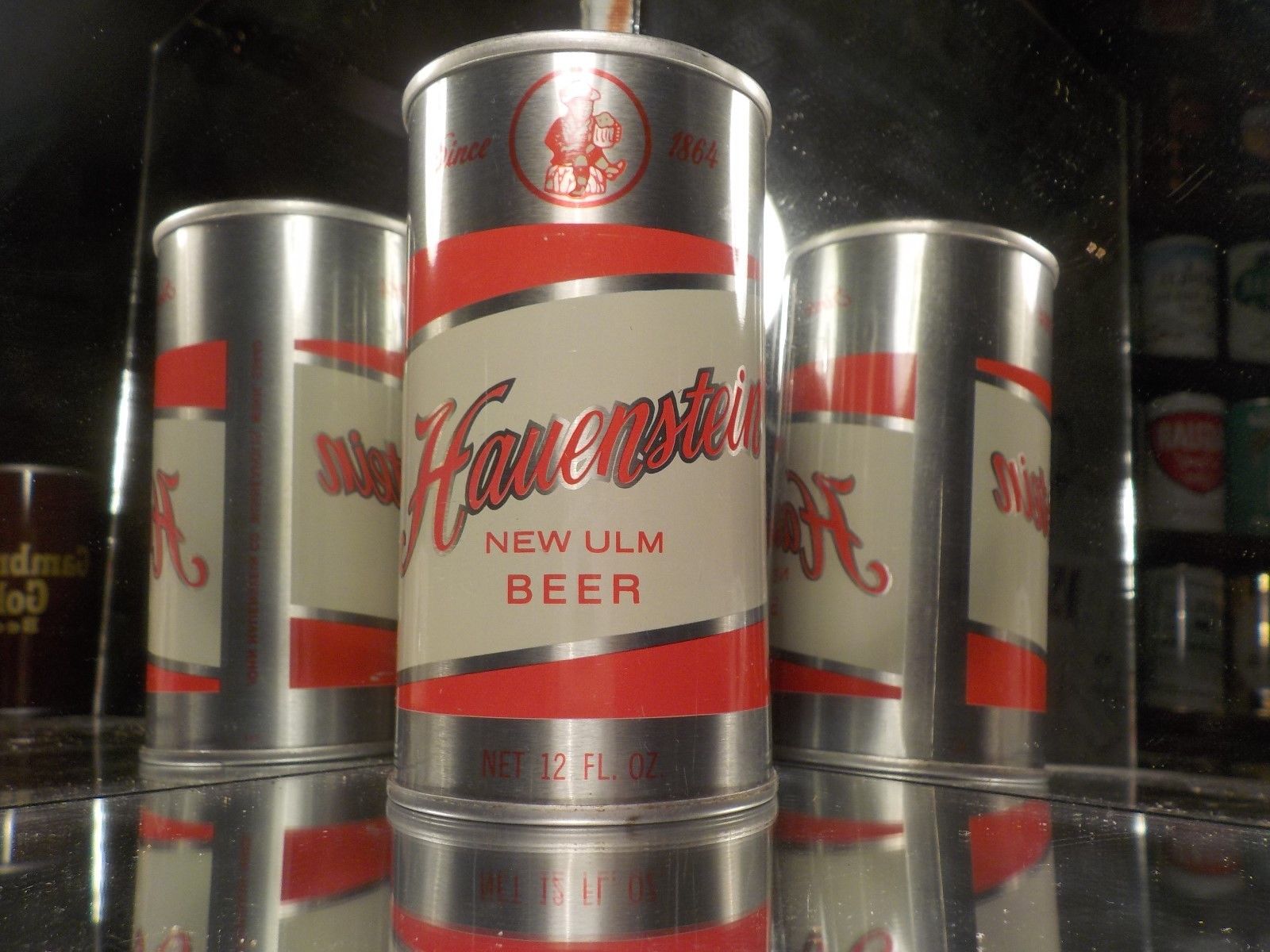 HAUENSTEIN SILVER BREWED BY JOHN HAUENSTEIN STRAIGHT STEEL OLD BEER CAN 74-16