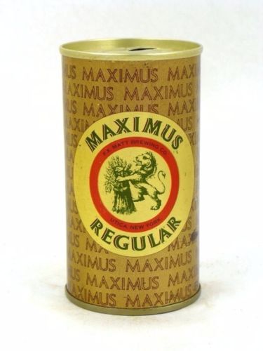 1970s Maximus Regular Utica New York Beer can Tavern Trove