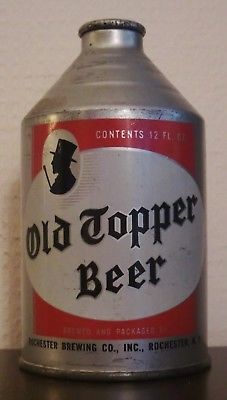 OLD TOPPER BEER  CROWNTAINER BEER CAN NON IRTP  